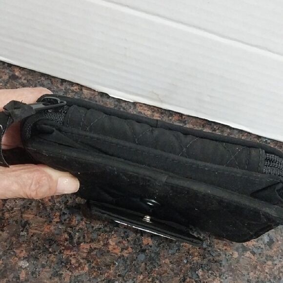 Vera Bradley Black Quilted Wallet - Picture 7 of 10